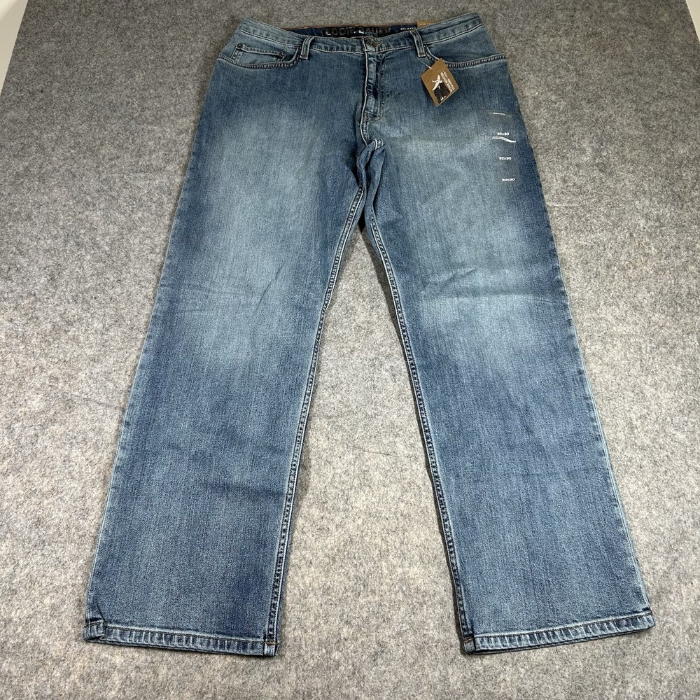 Eddie Bauer Jeans Mens 32X30 Mr. Eddie's Flex Straight Leg Jean Relaxed Fit